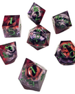 Chronicle RPG Accessories - CHR Chronicle RPG Accessories - Polyhedral 7-Die Set - ICU Liquid Core Red Purple