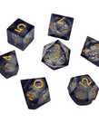 Chronicle RPG Accessories - CHR Chronicle RPG Accessories - Polyhedral 7-Die Set - Nebula Liquid Core Night