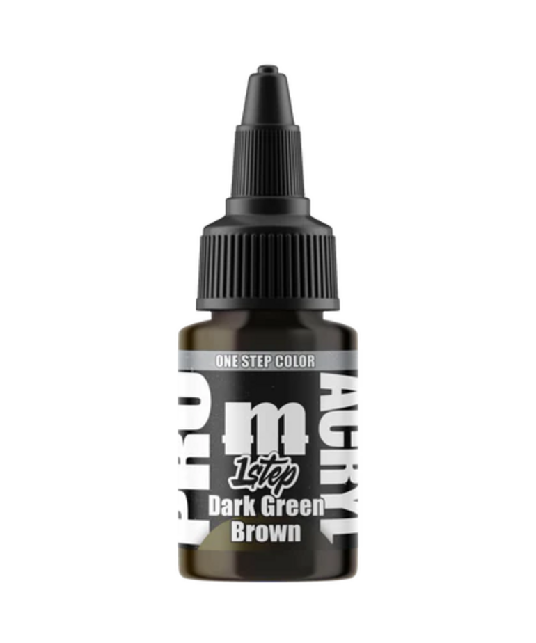 Monument Hobbies - MPA Monument Hobbies - Pro Acryl 1-Step Paint - Dark Green Brown