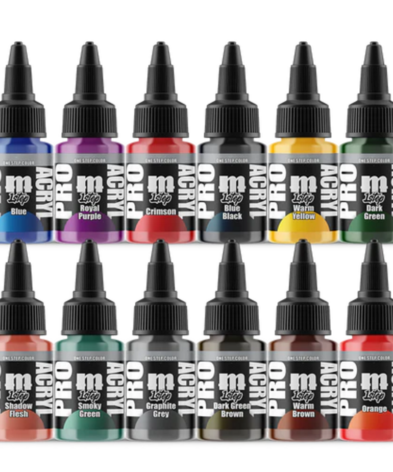 Monument Hobbies - MPA Monument Hobbies - Pro Acryl 1-Step Paint Set 1