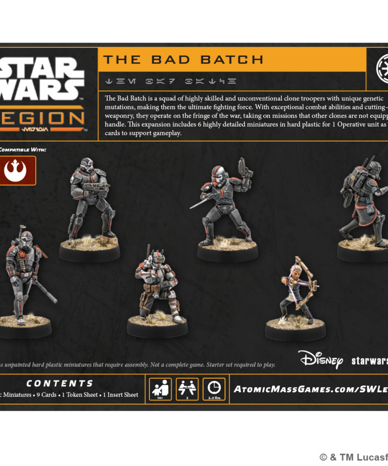 Atomic Mass Games - AMG Star Wars: Legion - Bad Batch