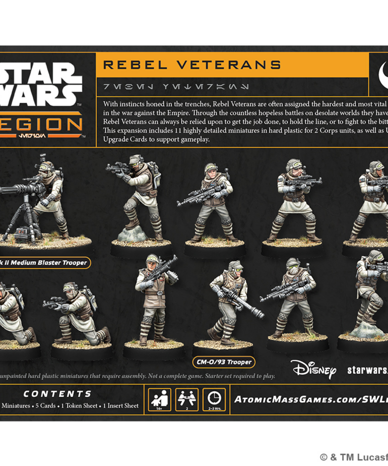 Atomic Mass Games - AMG Star Wars: Legion - Rebel Veterans