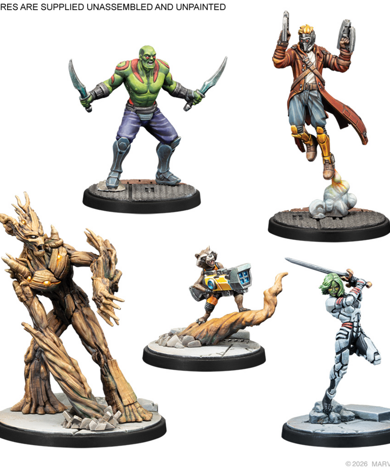 Atomic Mass Games - AMG Marvel: Crisis Protocol - Guardians of the Galaxy Starter Set