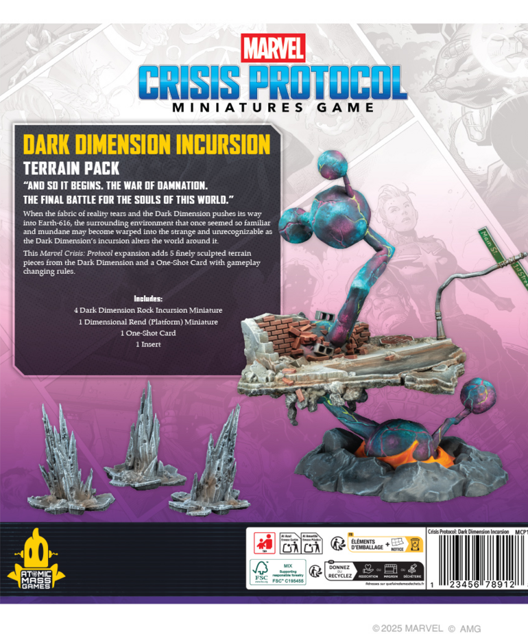 Atomic Mass Games - AMG Marvel: Crisis Protocol - Dark Dimension Incursion Terrain Pack