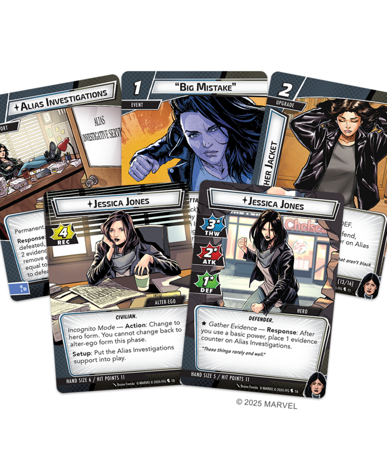 Fantasy Flight Games - FFG Marvel Champions: The Card Game - Jessica Jones Hero Pack