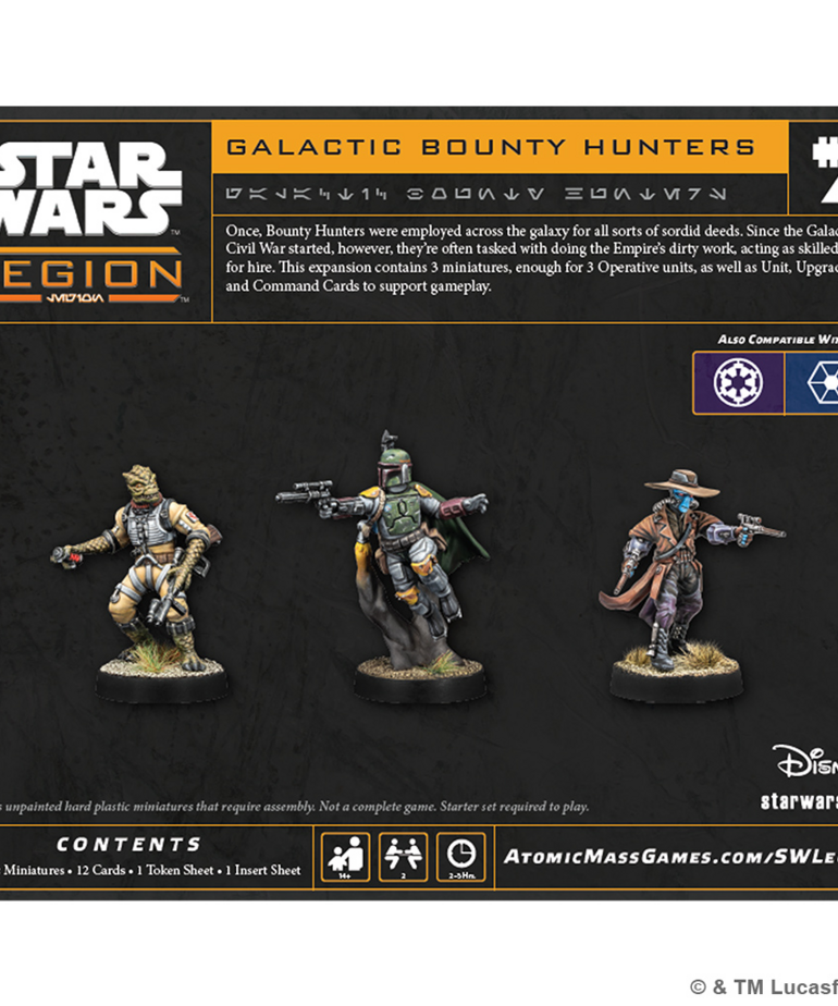Atomic Mass Games - AMG Star Wars: Legion - Galactic Bounty Hunters