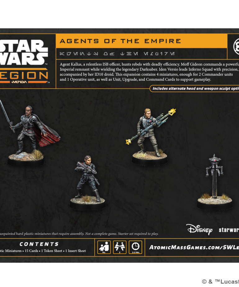 Atomic Mass Games - AMG Star Wars: Legion - Agents of the Empire