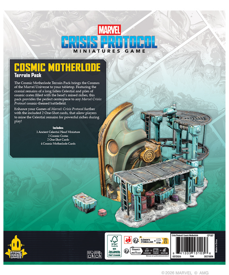 Atomic Mass Games - AMG PRESALE Marvel: Crisis Protocol - Cosmic Motherlode Terrain Pack 08/28/2026
