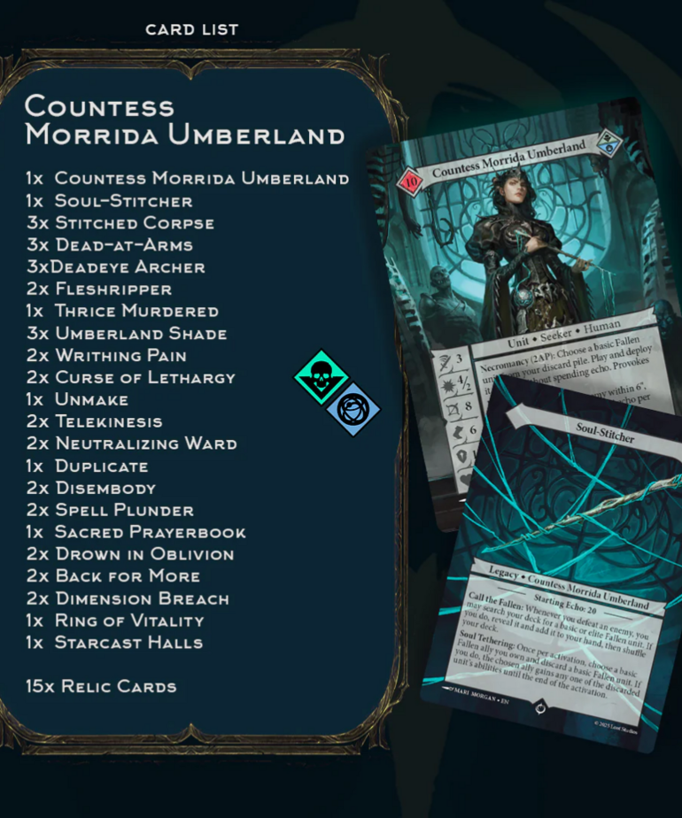 Malediction Malediction - Seeker Deck - Countess Morrida Umberland