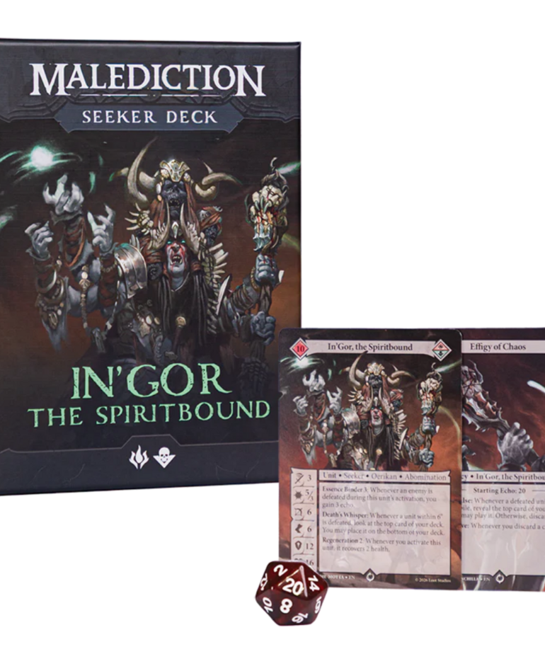 Malediction Malediction - Seeker Deck - InGor, The Spiritbound