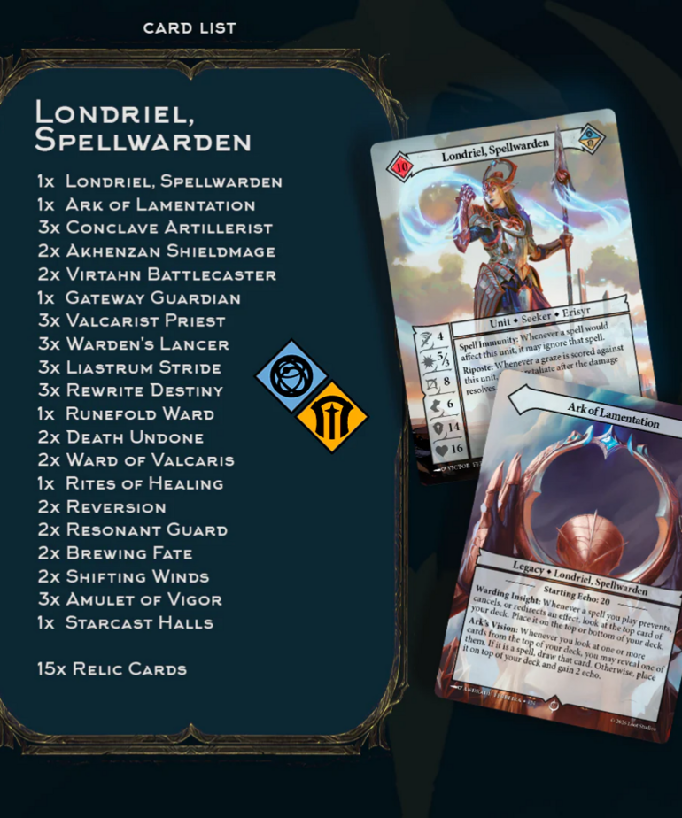 Malediction Malediction - Seeker Deck - Londriel, Spellwarden