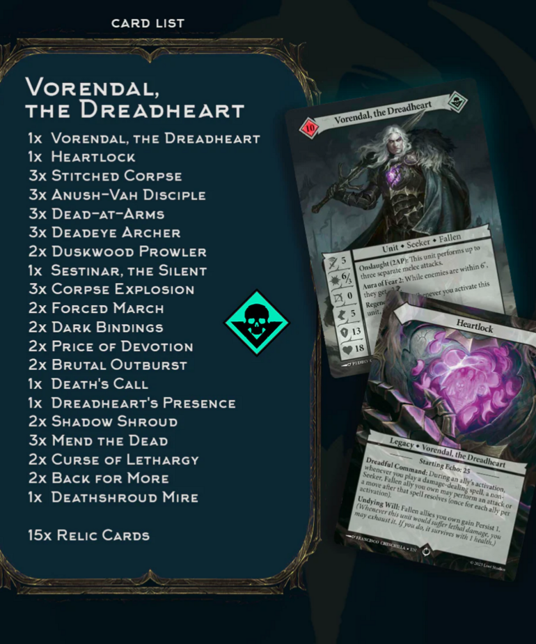 Malediction Malediction - Seeker Deck - Vorendal, The Dreadheart