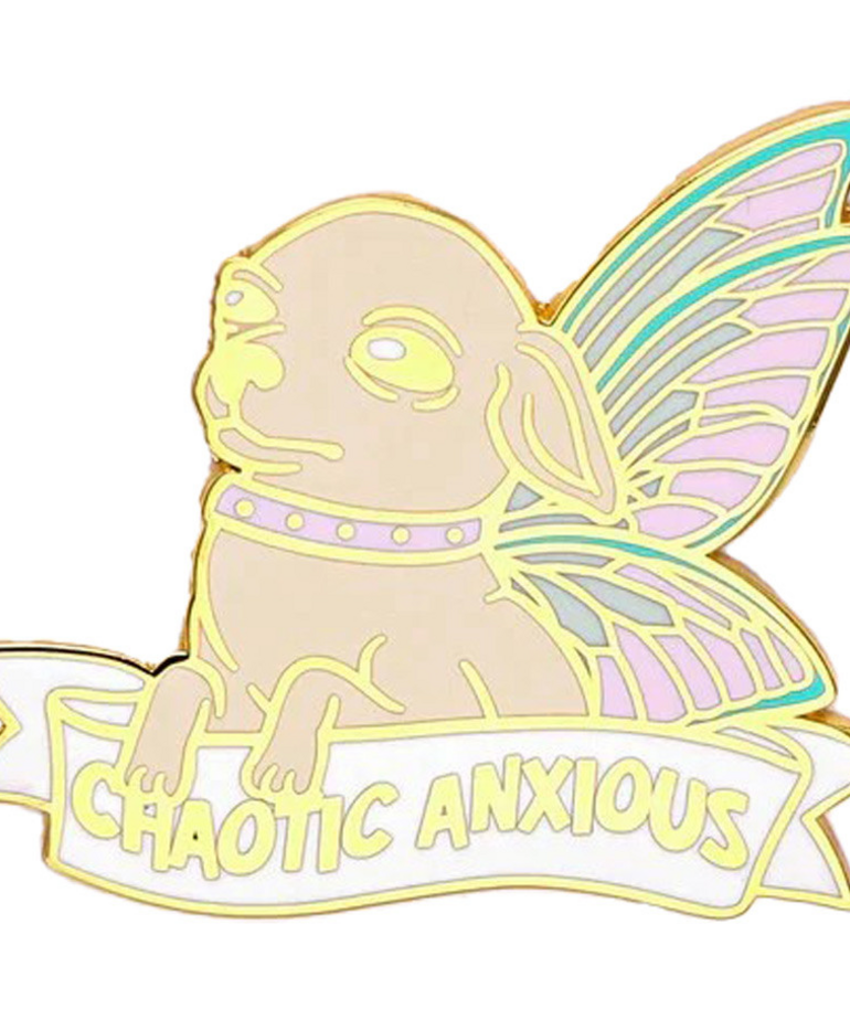 Hymgho Premium Gaming - HYO Hymgho Premium Gaming - Enamel Pin - Alternative Alignments - Chaotic Anxious Chihuahua
