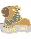 Hymgho Premium Gaming - HYO Hymgho Premium Gaming - Enamel Pin - Alternative Alignments - Neutral Chill Capybara