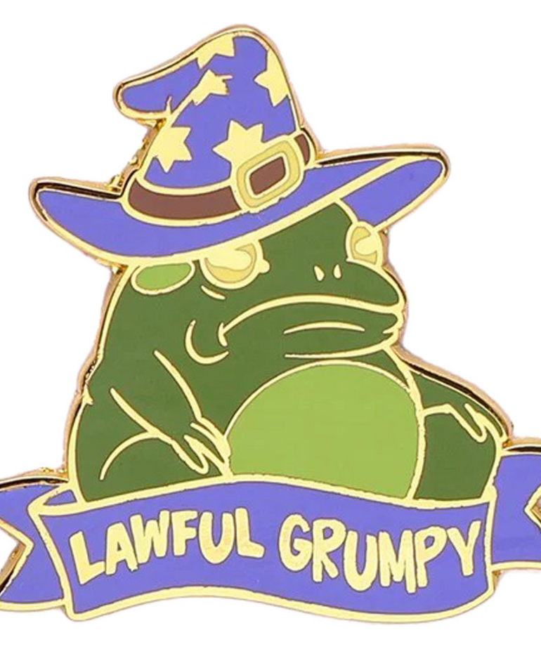 Hymgho Premium Gaming - HYO Hymgho Premium Gaming - Enamel Pin - Alternative Alignments - Lawful Grumpy Toad