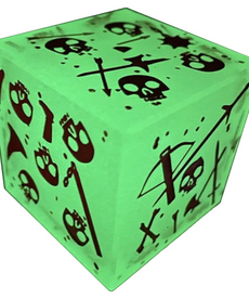 Severed Books - SBX Massive Gelatinous Cube - Mini/Die - Glow in the Dark