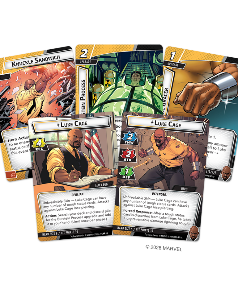 Fantasy Flight Games - FFG Marvel Champions: The Card Game - Luke Cage Hero Pack