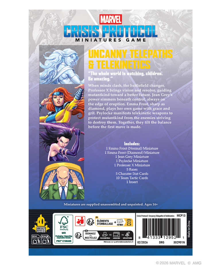 Atomic Mass Games - AMG Marvel: Crisis Protocol - Uncanny Telepaths & Telekinetics