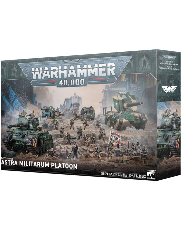 Games Workshop - GAW Warhammer 40K - Battleforce - Astra Militarum Platoon