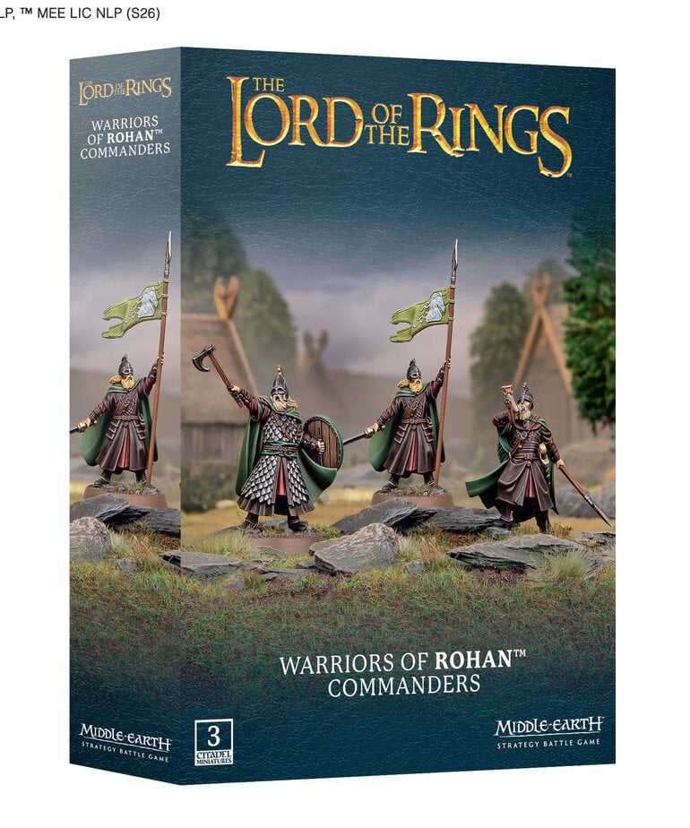 Games Workshop - GAW PRESALE Middle-Earth - Lord of the Rings - Warriors of Rohan Commanders 07/18/2026