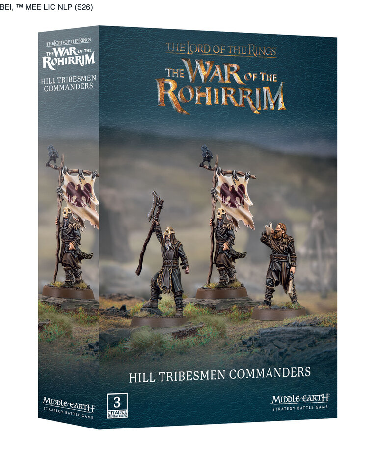 Games Workshop - GAW Middle-Earth: The War of the Rohirrim - Hill Tribesmen Commanders