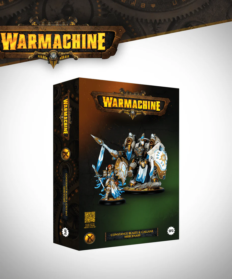 Steamforged Games LTD - STE Warmachine - Mercenary - Constance Blaize & Gallant