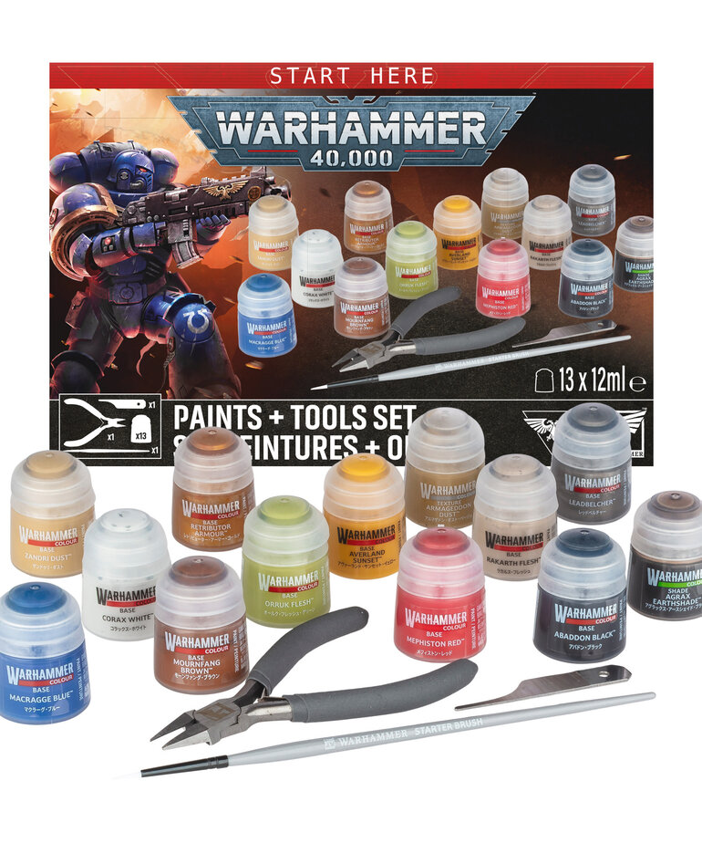 Games Workshop - GAW Warhammer 40K - Paints & Tools