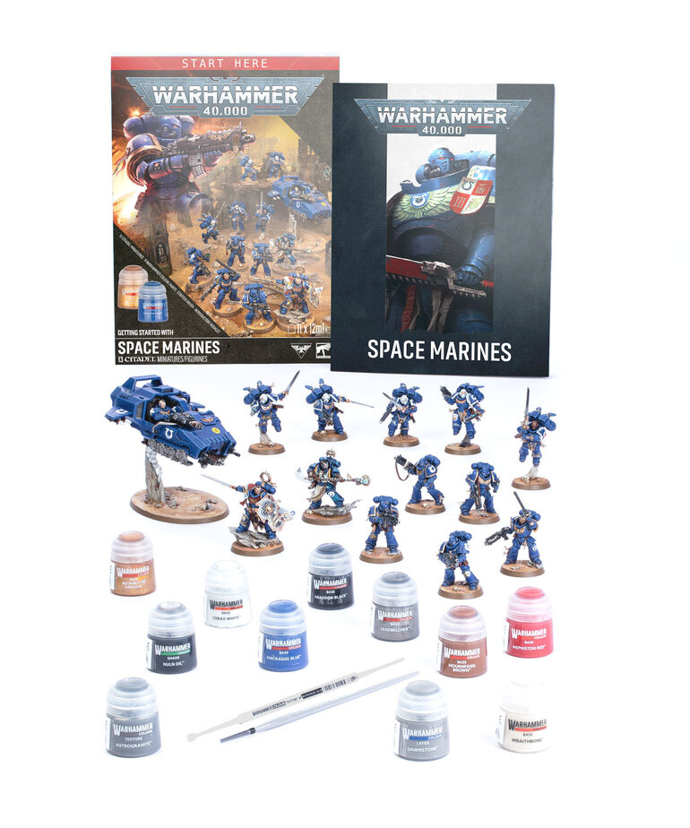 Games Workshop - GAW Warhammer 40K - Getting Started with Space Marines