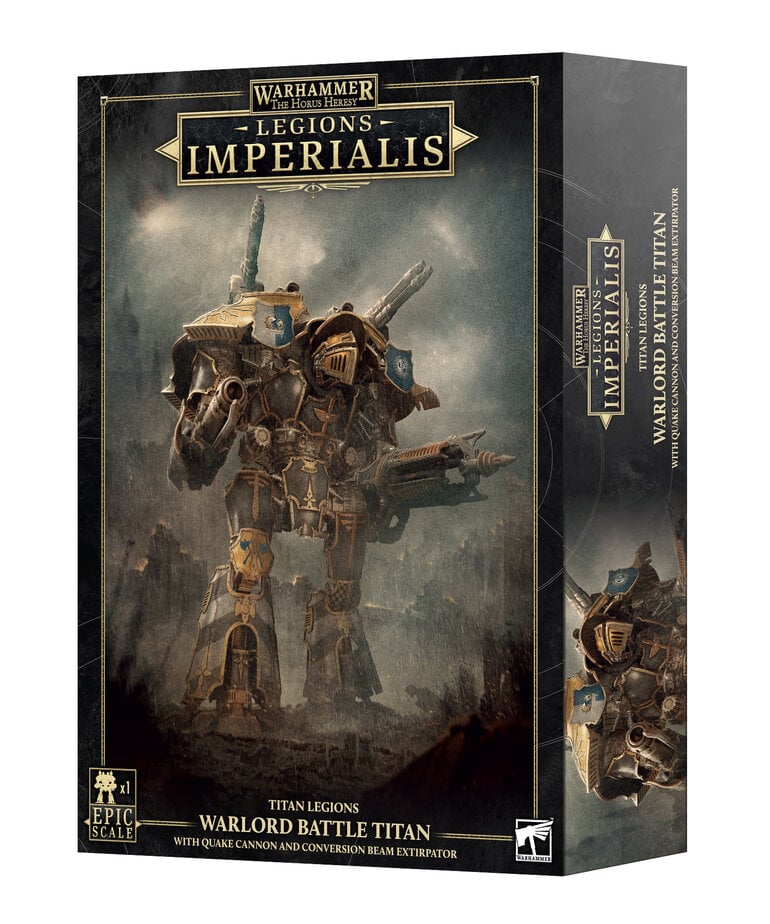 Games Workshop - GAW PRESALE Warhammer: The Horus Heresy - Legions Imperialis - Warlord Titan with Quake Cannon & Conversion Beam Extirpator 08/01/2026