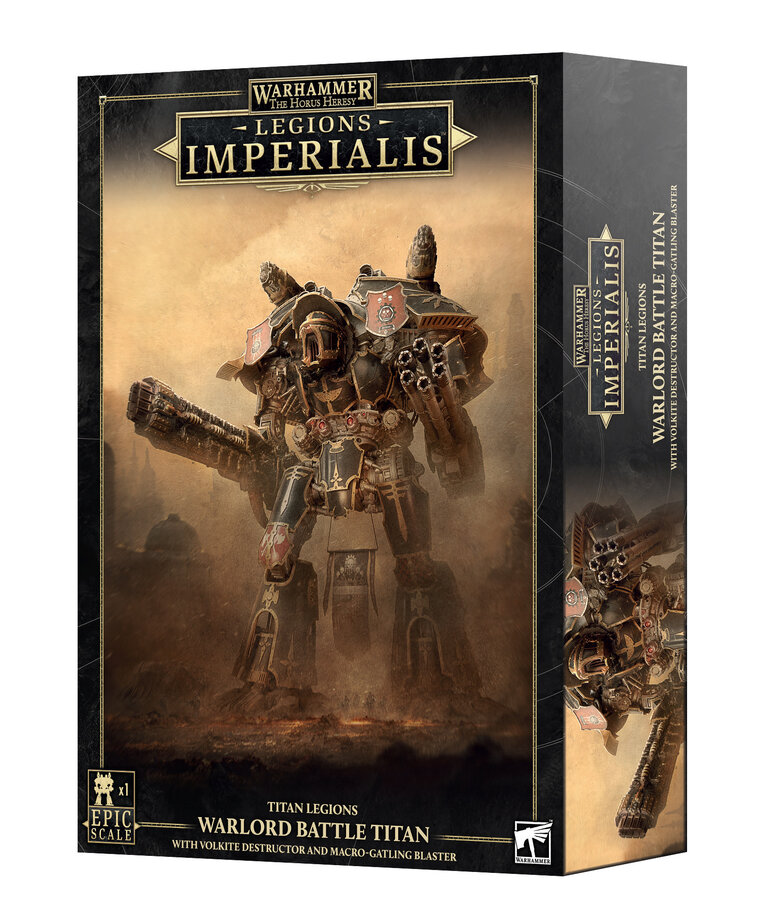 Games Workshop - GAW Warhammer: The Horus Heresy - Legions Imperialis - Warlord Titan with Volkite & Macro Gat