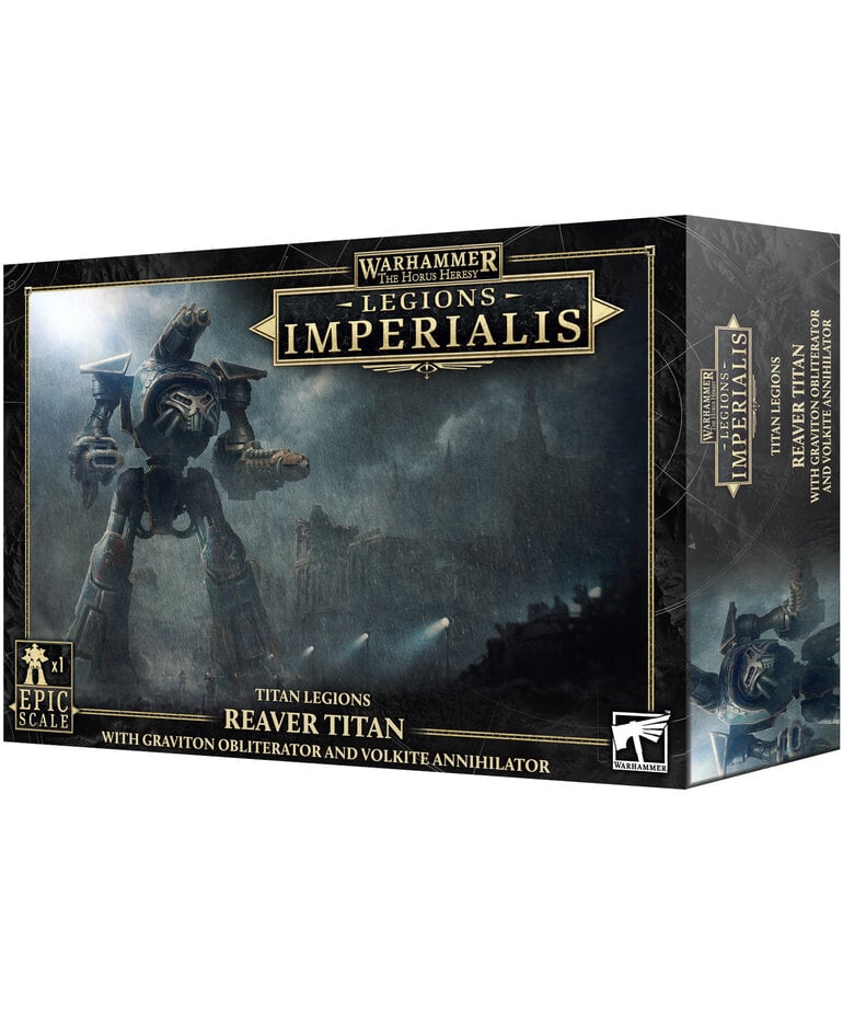 Games Workshop - GAW PRESALE Warhammer: The Horus Heresy - Legions Imperialis - Reaver Titan with Graviton Obliterator & Volkite Annihilator 08/01/2026