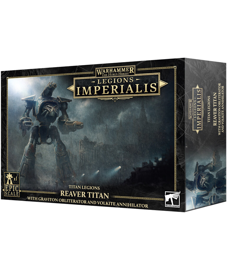Games Workshop - GAW Warhammer: The Horus Heresy - Legions Imperialis - Reaver Titan with Graviton Obliterator & Volkite Annihilator