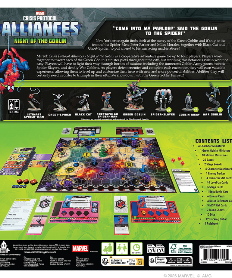 Atomic Mass Games - AMG PRESALE Marvel: Crisis Protocol - Alliances - Night of the Goblin 09/04/2026