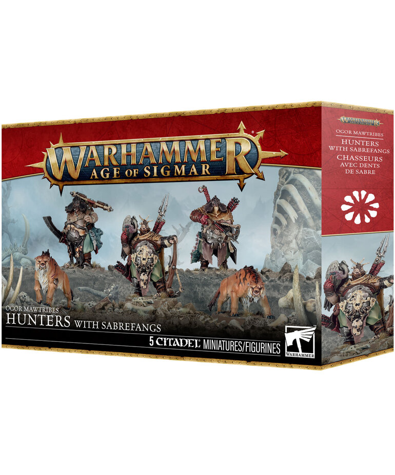 Games Workshop - GAW PRESALE Warhammer: Age of Sigmar - Ogor Mawtribes - Hunters with Sabrefangs 08/29/2026