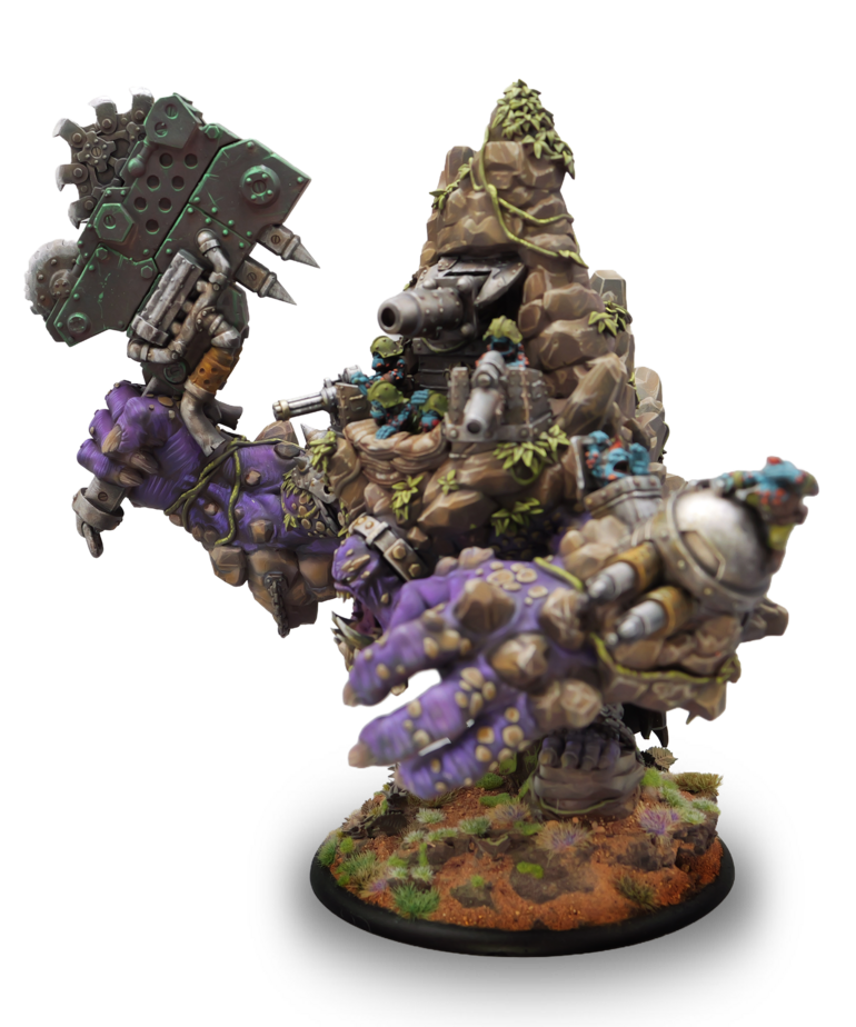 Steamforged Games LTD - STE Warmachine - Southern Kriels Kithguard - Fortress King