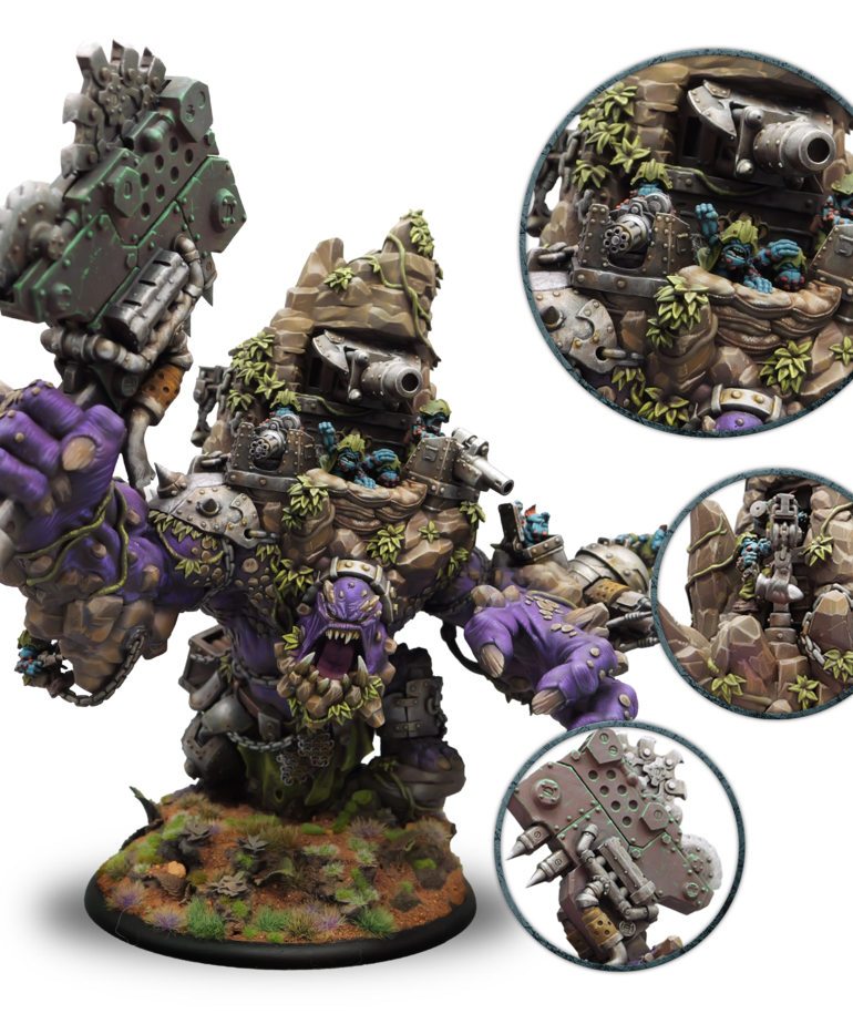 Steamforged Games LTD - STE Warmachine - Southern Kriels Kithguard - Fortress King