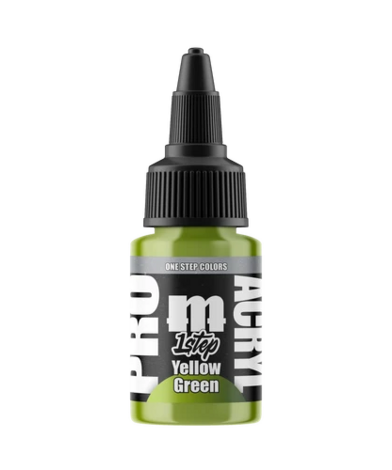 Monument Hobbies - MPA Monument Hobbies - Pro Acryl 1-Step Paint - Yellow Green