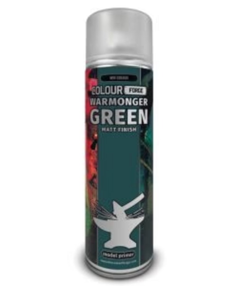 Colour Forge Colour Forge Spray Primer - Warmonger Green (500 ml)