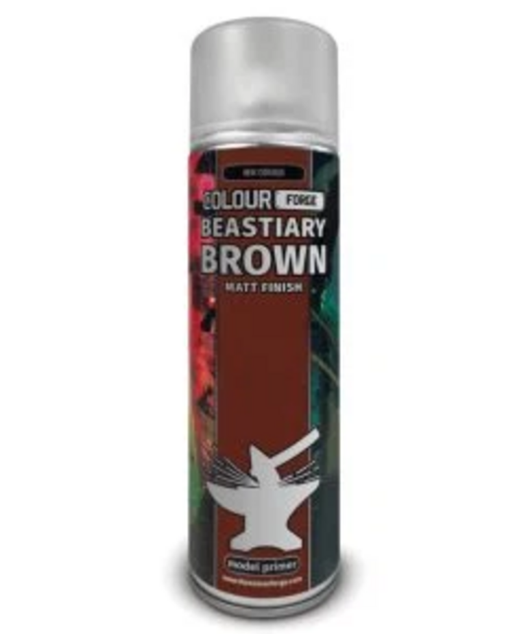 Colour Forge Colour Forge Spray Primer - Beastiary Brown (500 ml)