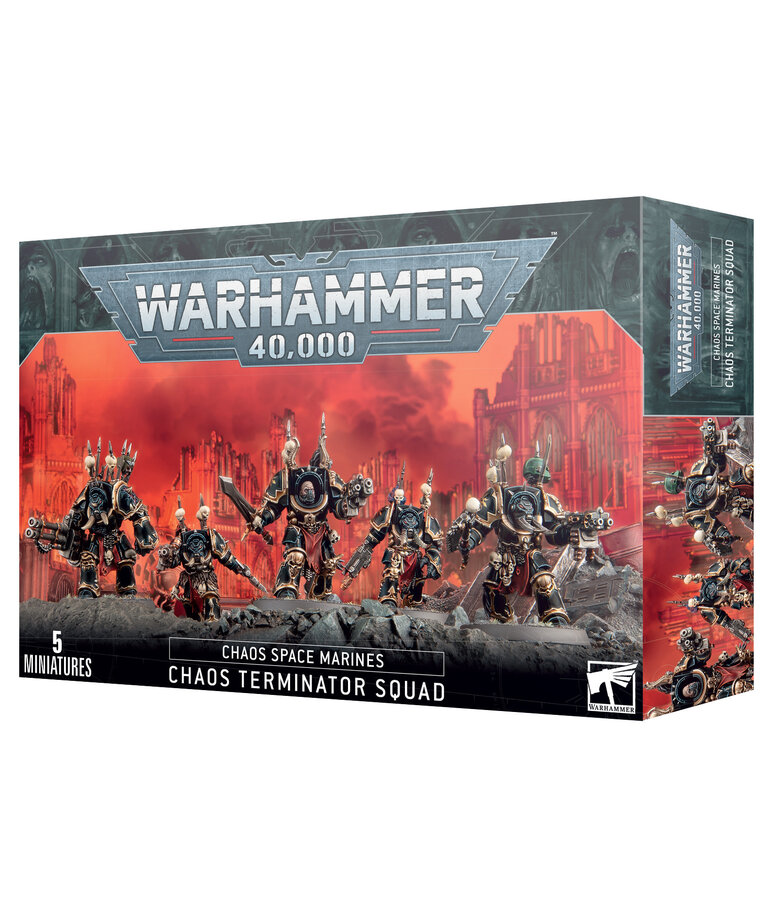 Games Workshop - GAW Warhammer 40K - Chaos Space Marines - Terminators