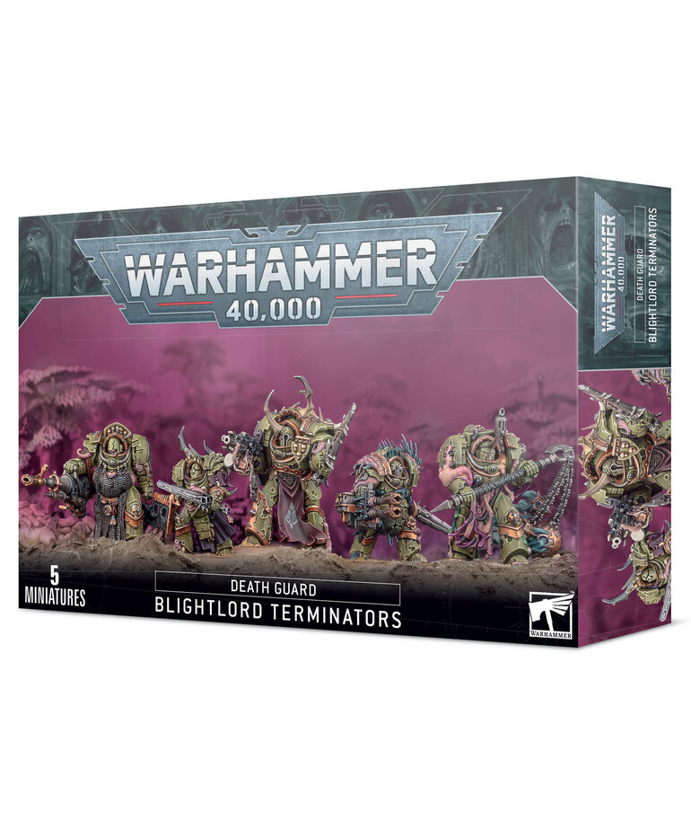 Games Workshop - GAW Warhammer 40K - Death Guard - Blightlord Terminators