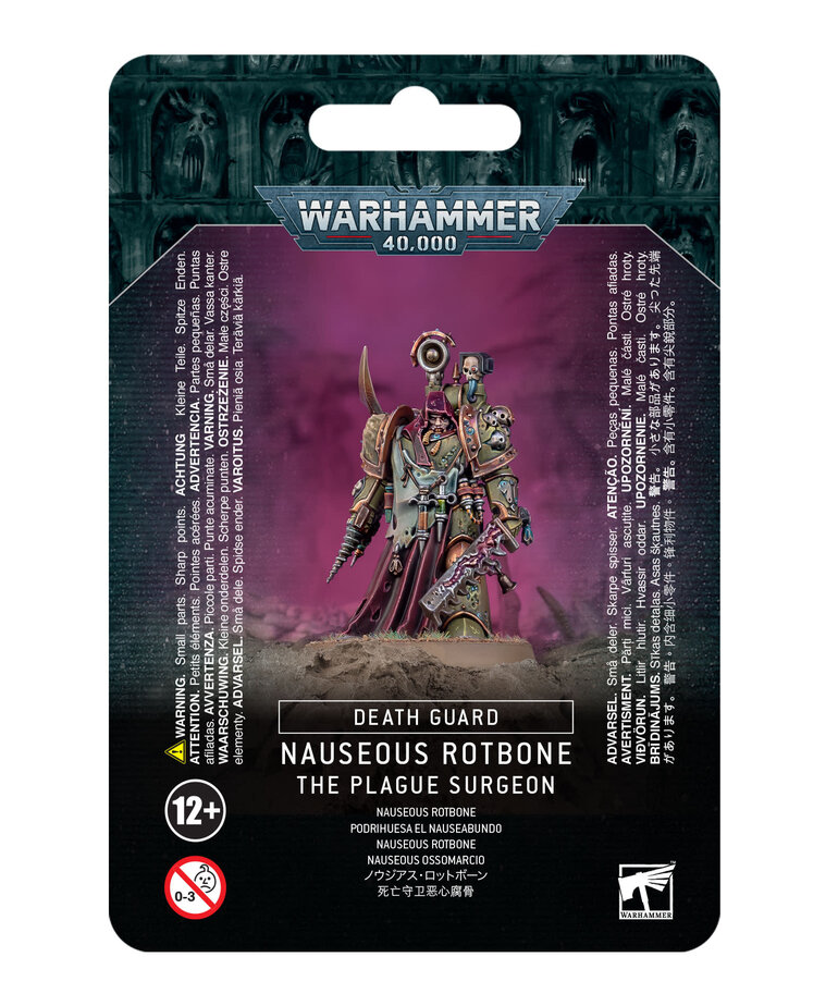 Games Workshop - GAW Warhammer 40K - Death Guard - Nauseous Rotbone, the Plague Surgeon