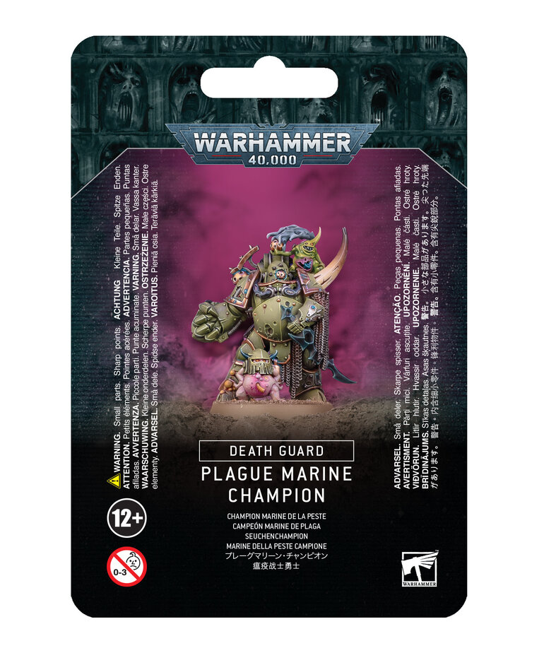 Games Workshop - GAW Warhammer 40K - Death Guard - Plague Marine Champion