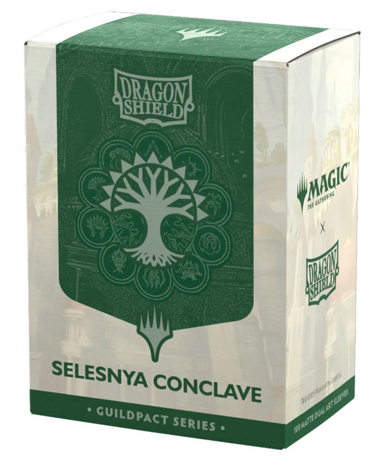 Arcane Tinmen - ATM Dragon Shield - Dual Matte Art Sleeves - Magic: The Gathering - Selesnya Conclave (100)