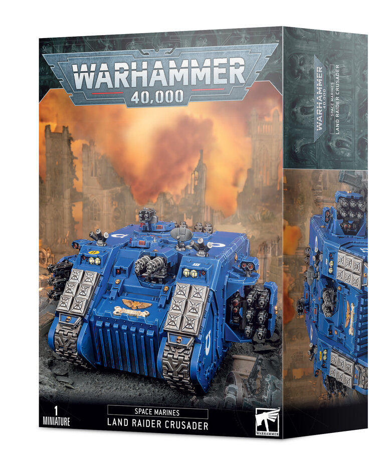 Games Workshop - GAW Warhammer 40K - Space Marines - Land Raider Crusader / Redeemer