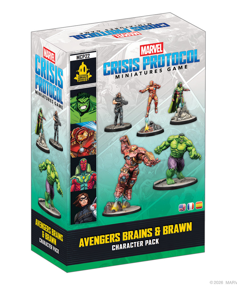 Atomic Mass Games - AMG PRESALE Marvel: Crisis Protocol - Avengers Brains & Brawn Character Pack 10/09/2026