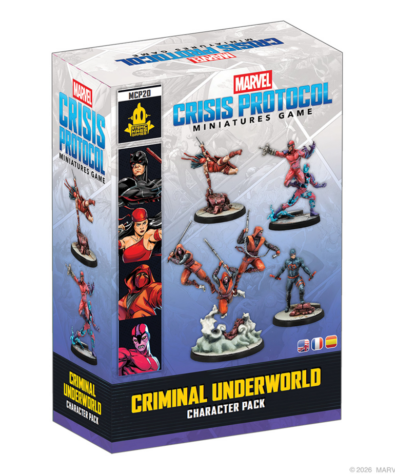 Atomic Mass Games - AMG PRESALE Marvel: Crisis Protocol - Criminal Undeworld Character Pack 10/09/2026