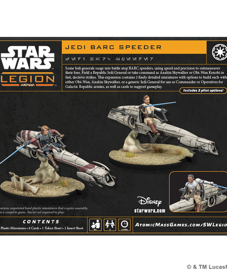 Atomic Mass Games - AMG PRESALE Star Wars: Legion - Jedi General on BARC Speeder 10/16/2026