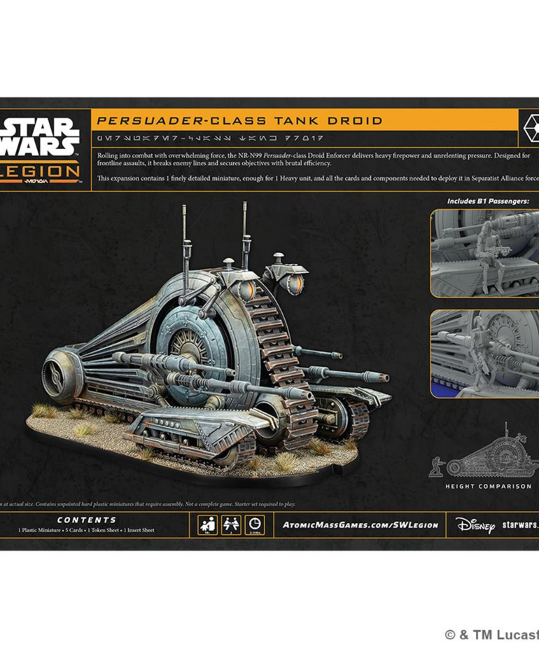 Atomic Mass Games - AMG PRESALE Star Wars: Legion - NR-N99 Persuader Droid 10/09/2026