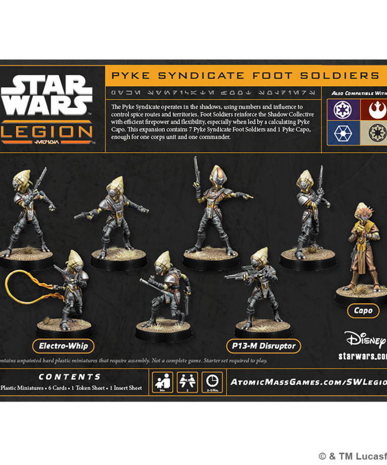 Atomic Mass Games - AMG PRESALE Star Wars: Legion - Pyke Syndicate Foot Soldiers 10/16/2026